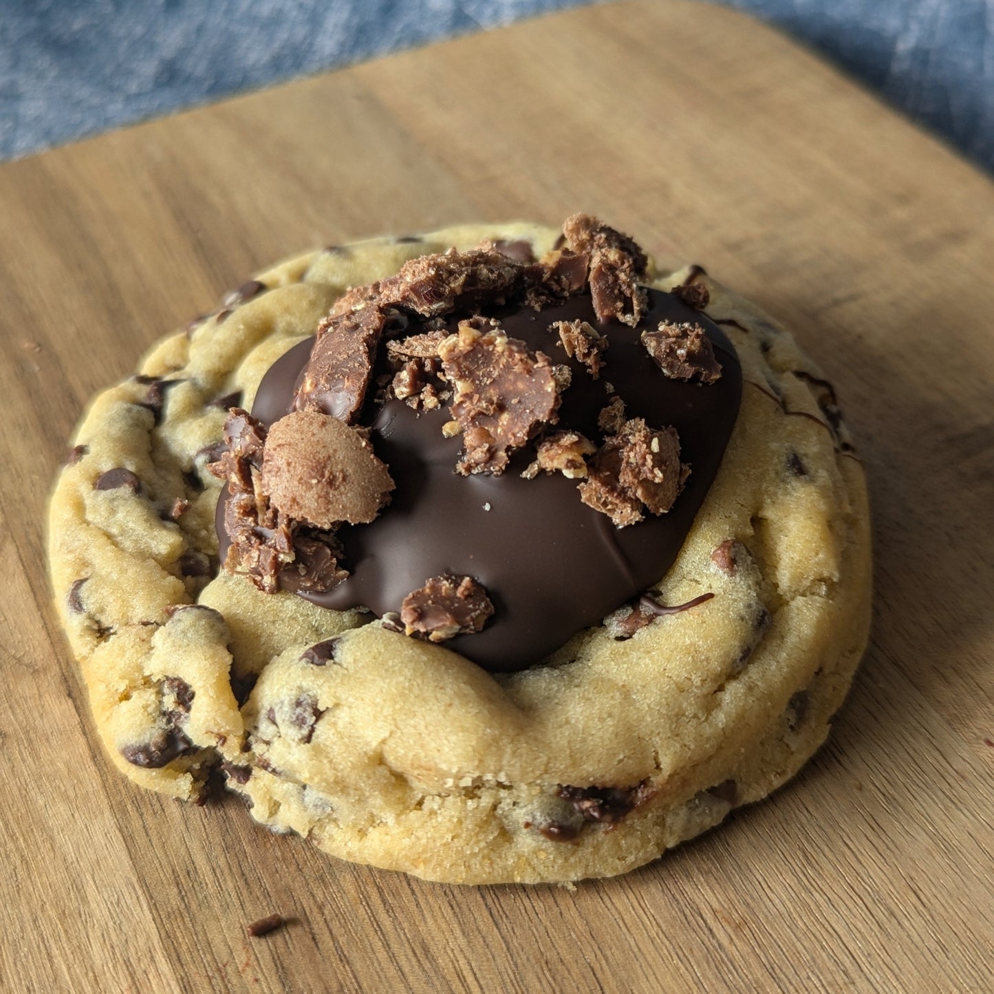 Ferrero Rocher Stuffed Cookie